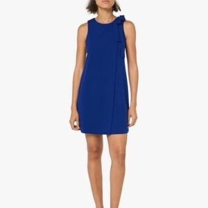 DKNY Women's Vibrant Blue Mini Dress